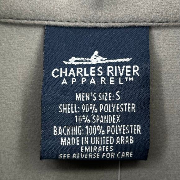 J 0101010 Binary Coding Embroidered Zip Front Jacket Mens Sz Small Black Green - Picture 7 of 7